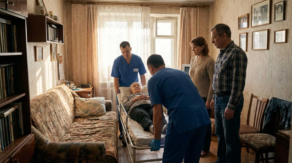 Помощь в перевозке лежачего больного