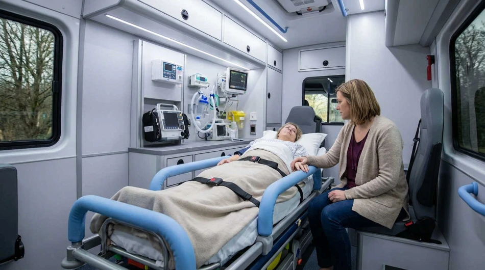Специализированные автомобили для перевозки лежачих больных