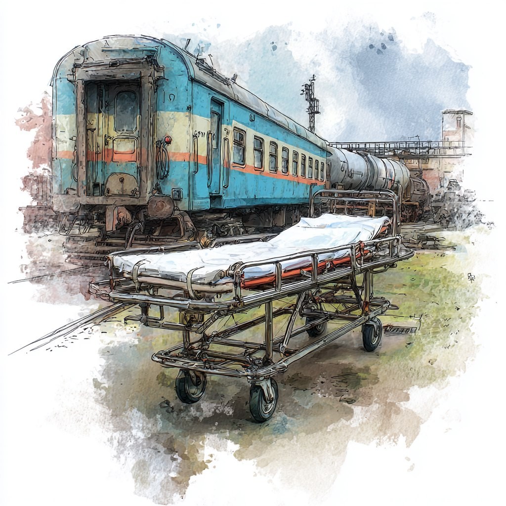 Встреча и перевозка лежачих больных на ж/д вокзале Челябинск