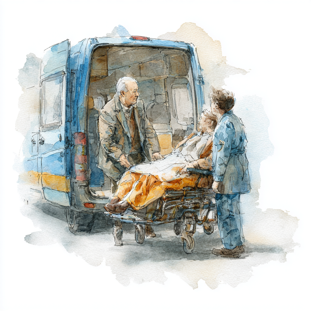 Перевозка лежачих пациентов в больницу на медицинские процедуры